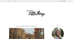 Desktop Screenshot of inthelittlethings.com
